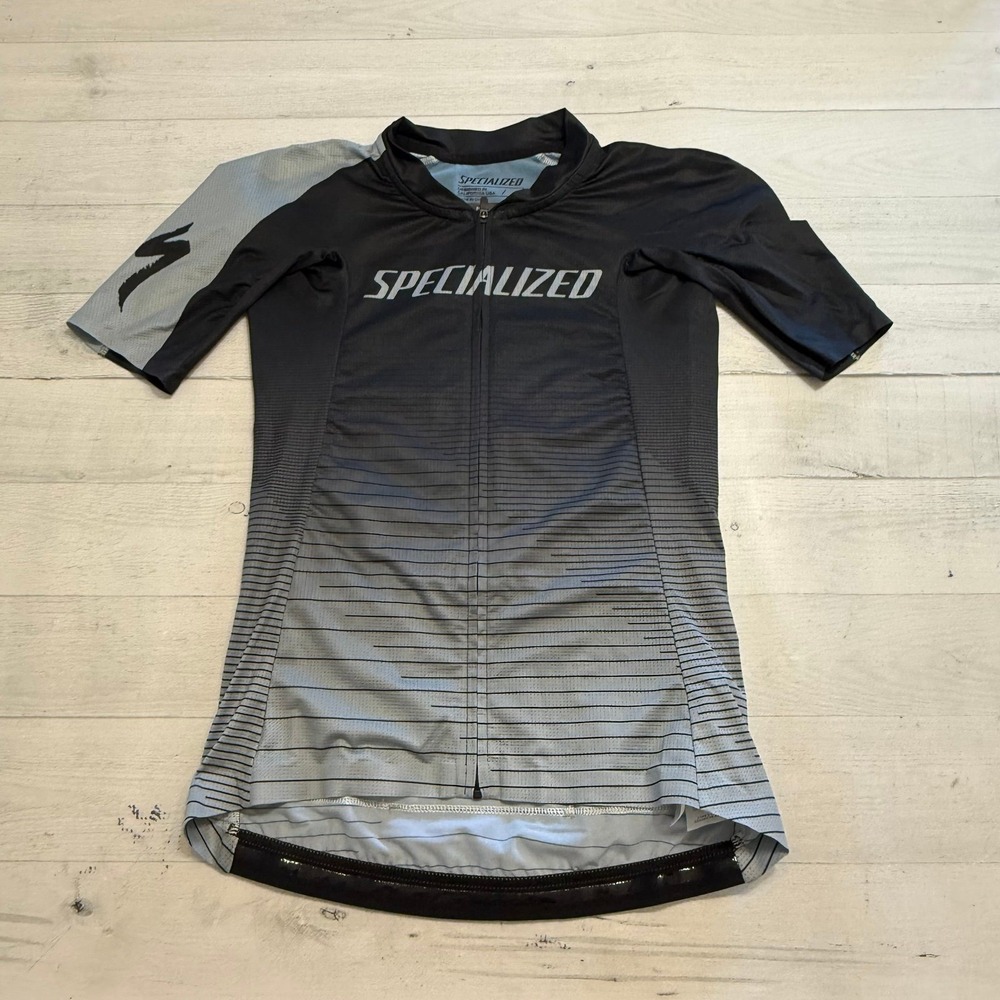 Specialized SL R short-sleeve cycling‎ jersey black and charcoal small